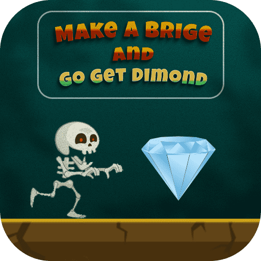 Play Make Bridge and Go get Diamond Game on ZippyFunGame